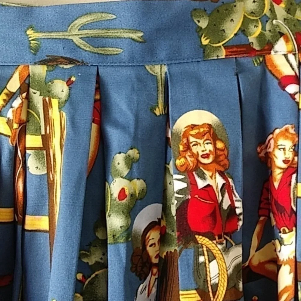 NWT Miss Lulo for Modcloth Cowgirl Western Ranch Pinup equestrian
